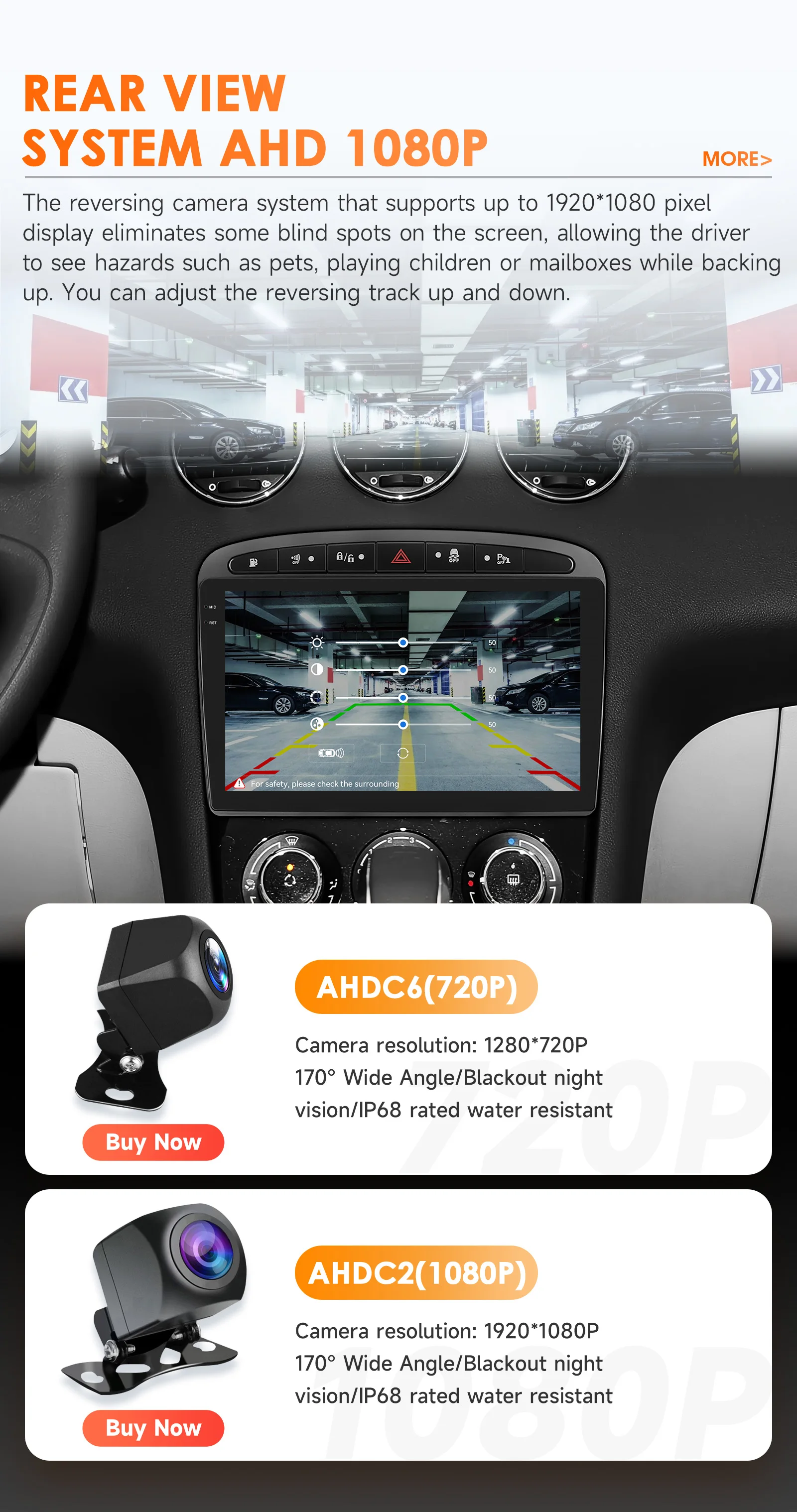Hizpo 9inch 2Din Wireless CarPlay Android Auto Car Radio for 308 308S 408 2012 - 2020 Headunit DSP RDS BT 4G GPS Navi 360° CAM