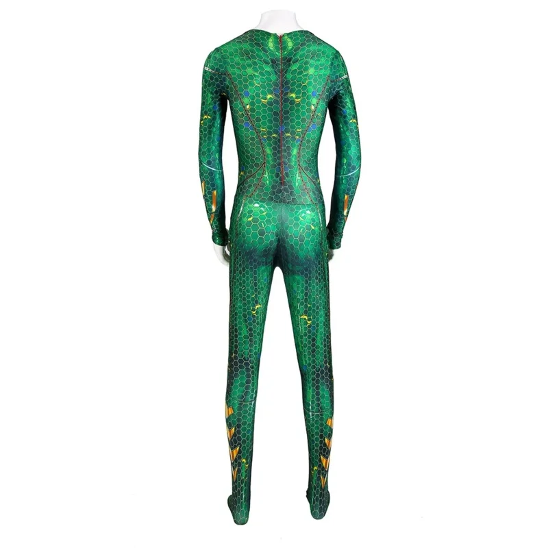 Halloween Carnival Movie mera cosplay aquaman and mera costume superhero women wig Zentai Bodysuit Suit Jumpsuits for adult