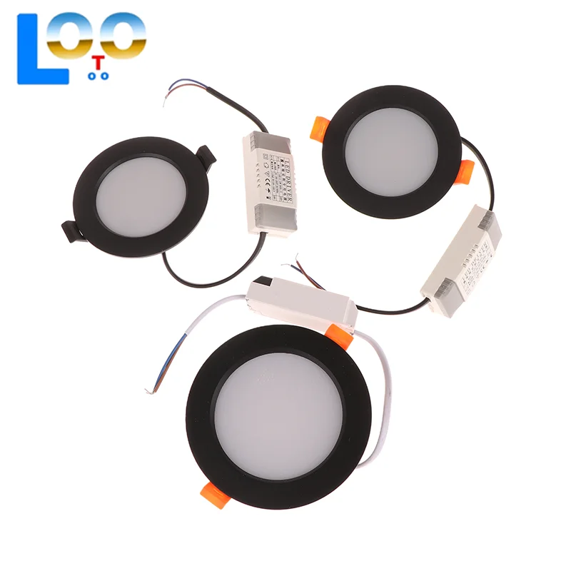 Wpuszczany reflektor LED Downlight AC 110V-265V Lampa sufitowa Białe światło Supermarket 5W7W9W12W18W Akcesoria oświetleniowe