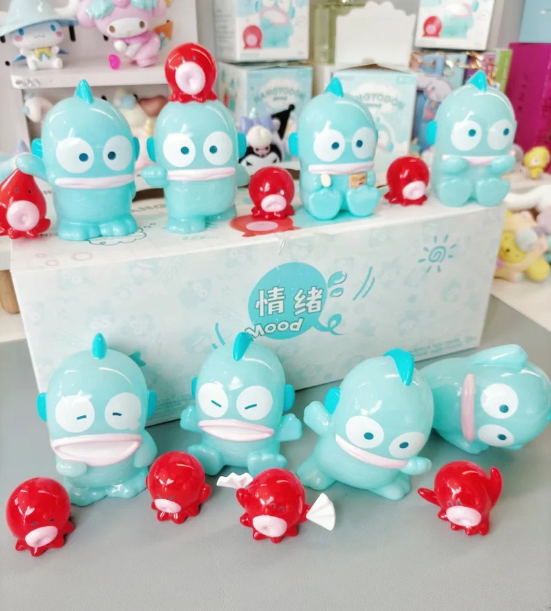 

Мини-фигурка Miniso Sanrio из ПВХ Hangyodon эмоциональная серия, фигурка, милая Коллекционная мультяшная модель, статуэтка, кукла, игрушки, подарки