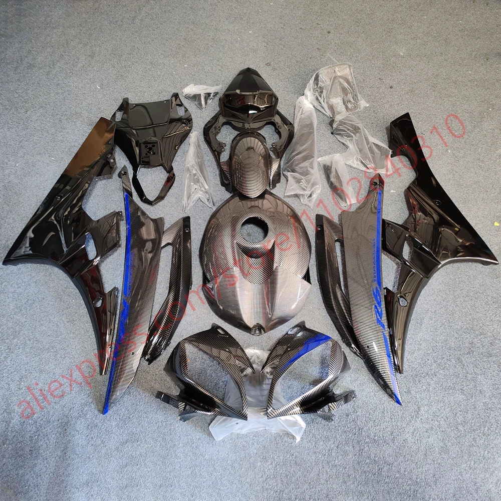 YZF R6 2006 2007 Motorcycle Fairings for Yamaha YZF R6 06 07 Carbon Fibre Panel ABS Plastic Cowling Bodywork Full Fairing Kit