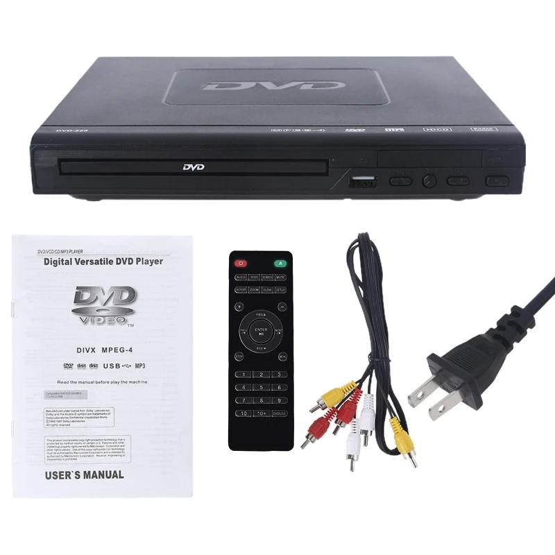 Lecteur multimédia bureau DVD EVD pour région 1080P 2200W 1800HZ