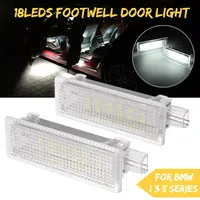 2PCS LED Courtesy Footwell Under Door Interior Light 63316972605 For BMW E60 E70 E90 E92 E93 E87 E88 F02 F10 F20 X5 M3 MINI Z4