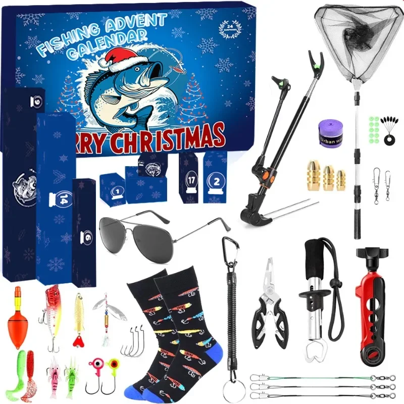 Outdoor Survival Tools Set Multifunctional Adventure Mountaineering Camping First Aid Fishing Advent Blind Box