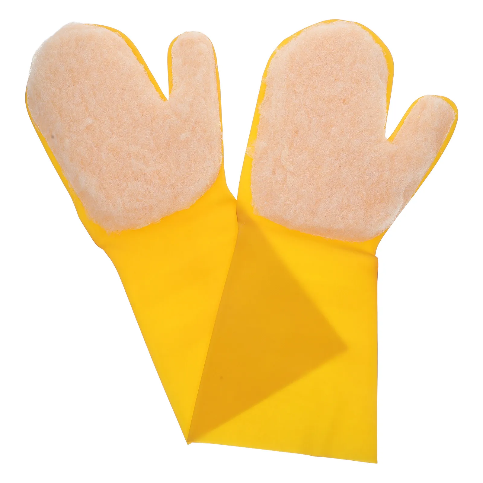 2Pcs Pool Cleaning Gloves Latex Waterproof Anti-Slip Scrub Mitts Suitable for Swimming Pools Hot Tubs Spa Pond