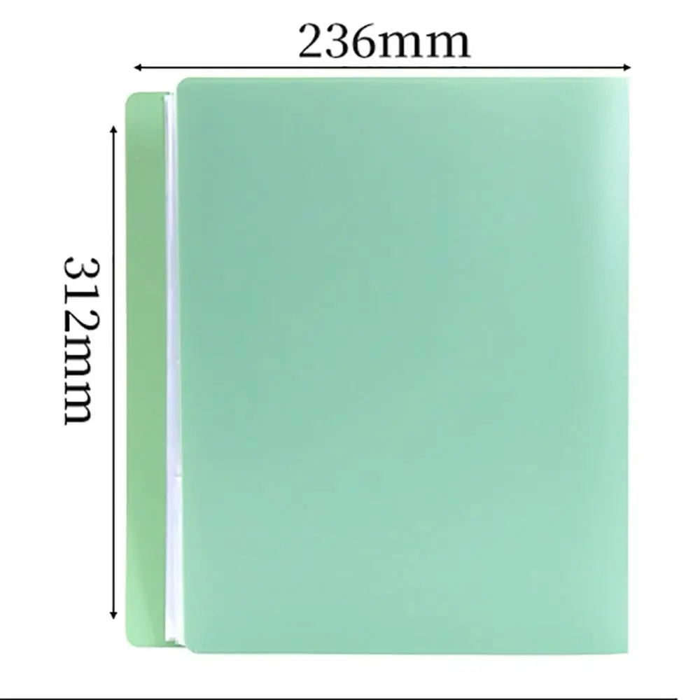 Saco de arquivo de plástico durável a4 30 páginas pasta de arquivo saco transparente grande capacidade saco de armazenamento de arquivo coleção de arte