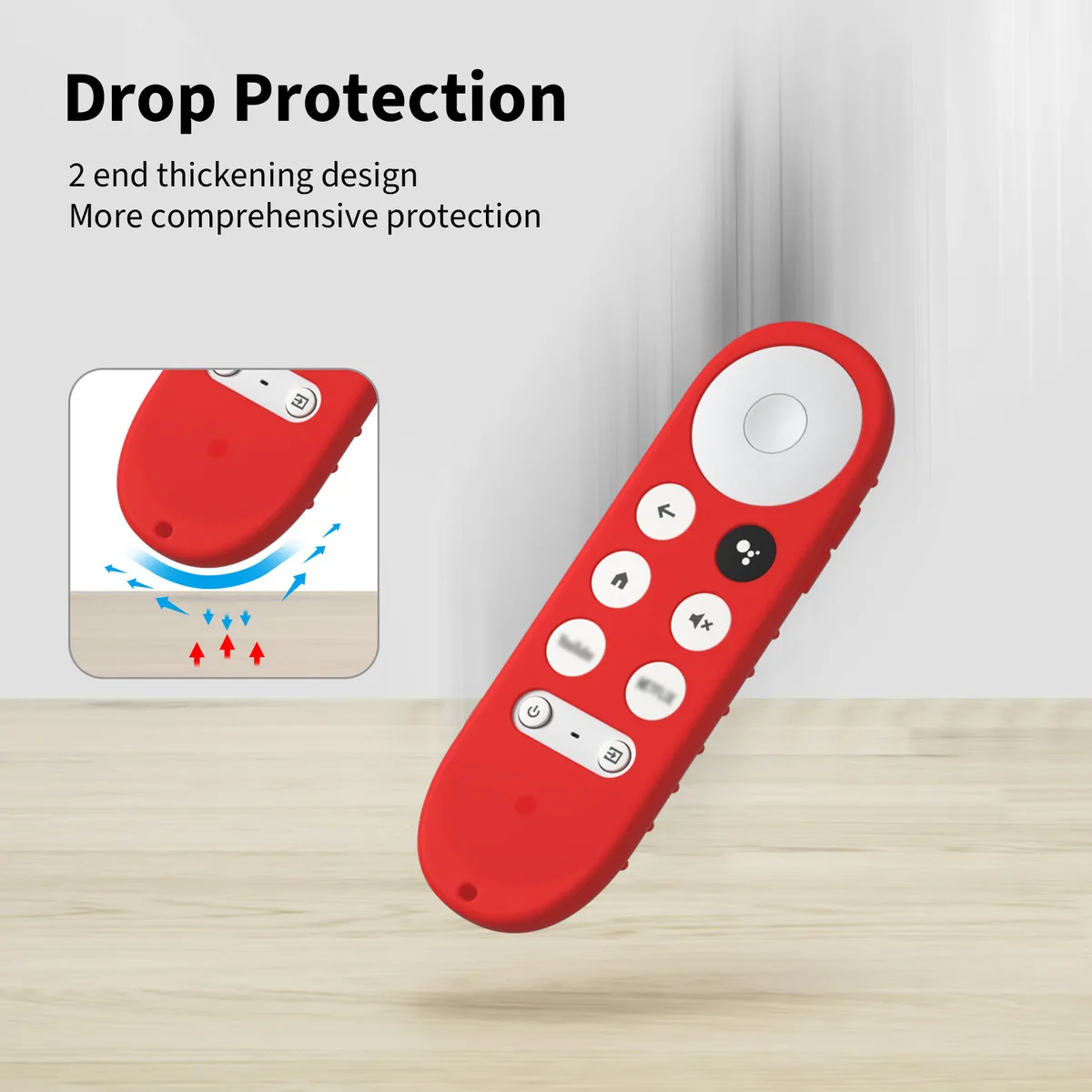 Compatible with Google TV Streamer 2022, 2020/4K G9N9N Voice Remote 2025 New Model with Thickened Design and Dotted Grip