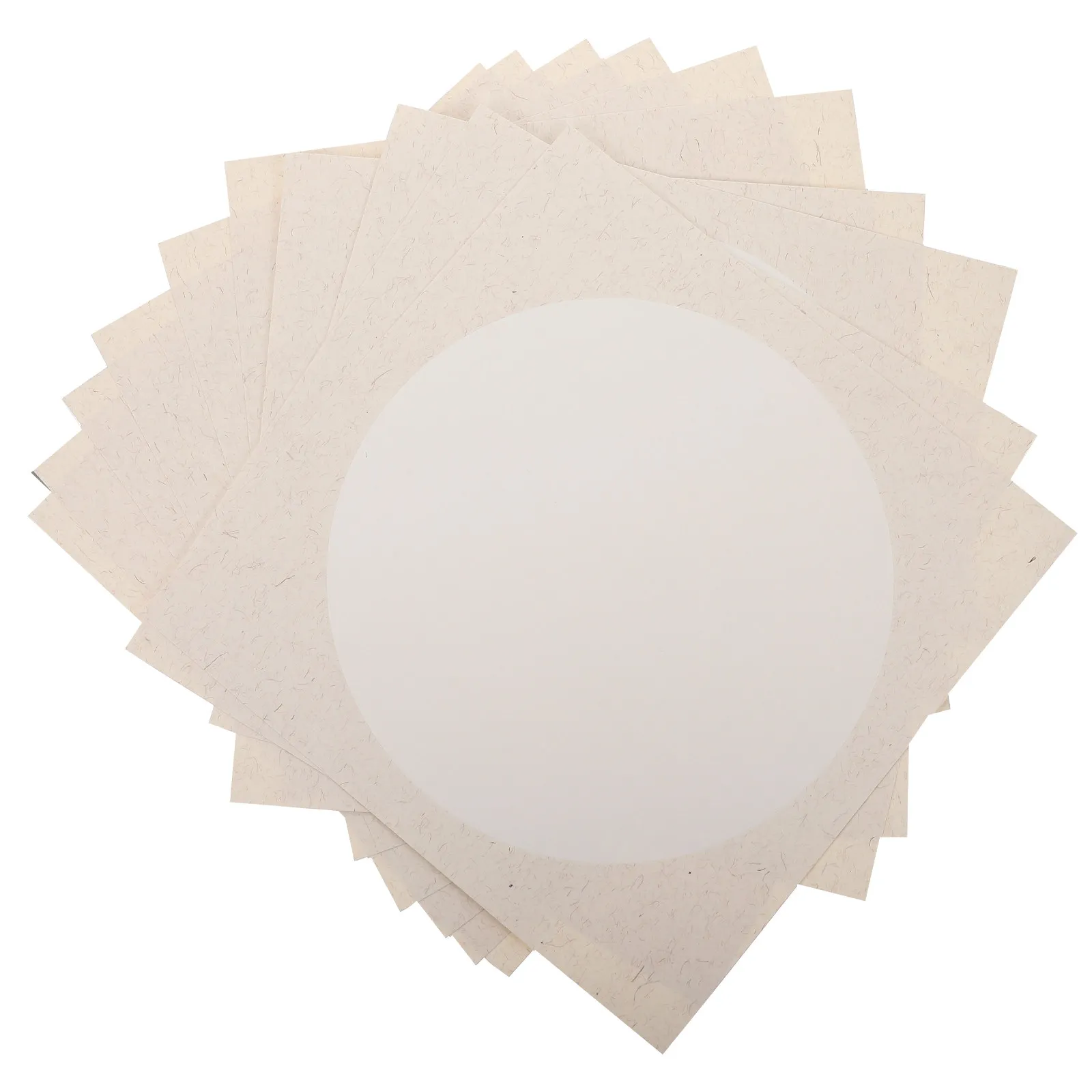 10Sheets Mirror Finish Xuan Paper Premium Calligraphy Practicing Paper for Chinese Brush Ink Writing Sumi Kanji Painting Art