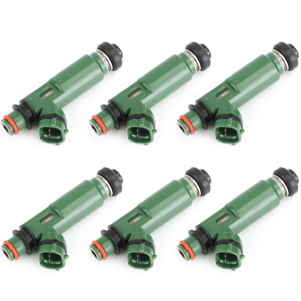 6PCS Fuel Injectors Nozzle 23250-66010 2325066010 23209-66010