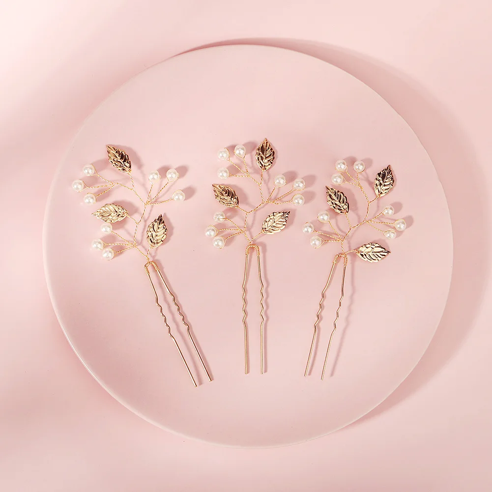 Blumen Perlen Perlen Haarstab Kristall Haar Braut Haarnadeln Zubehör Haarnadeln Perlen Haarschmuck Strass Haarnadeln – Detail 11
