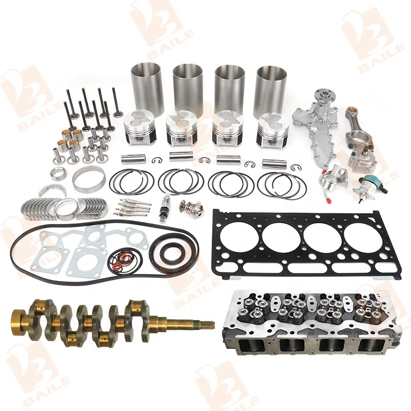 

kubota spare parts kubota engine parts v2203 kubota v2203 piston engine kit liner kit rebuild kit V2203 piston ring