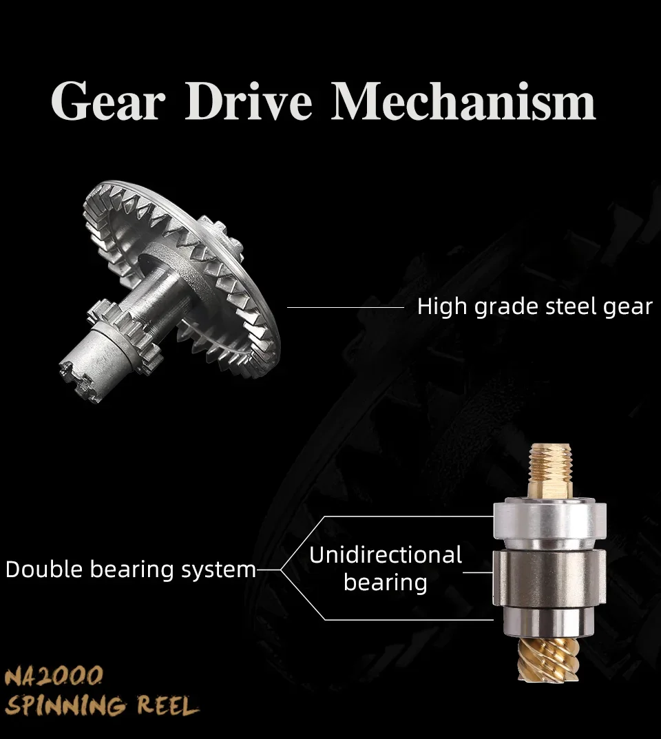 TSURINOYA NA 2000 3000 4000 5000 بكرة صيد دوارة رائجة البيع 12 كجم ماكس قوة السحب بكرة الصيد باس بايك خيط صنارة الصيد بكرة