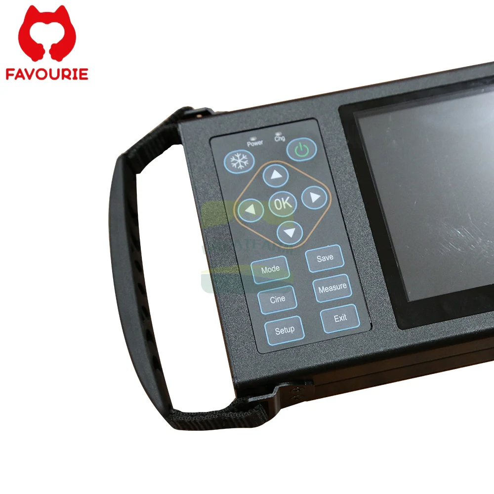 FAVOURIE M10 Vet B-Ультразвуковой аппарат для животных портативный цифровой ветеринарный 5,6-дюймовый ручной ультразвуковой сканер для домашних животных для свиней