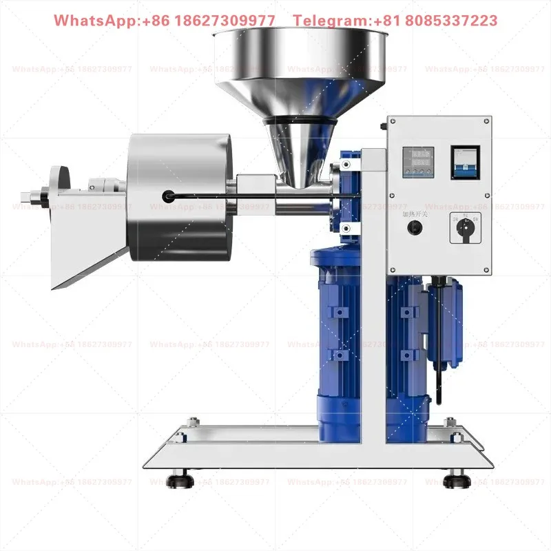 Commercial Oil Press Automatic Intelligent Sunflower Seed Vegetable Seeds Peanut Sesame Walnut Electric Kitchen Oil Extractor