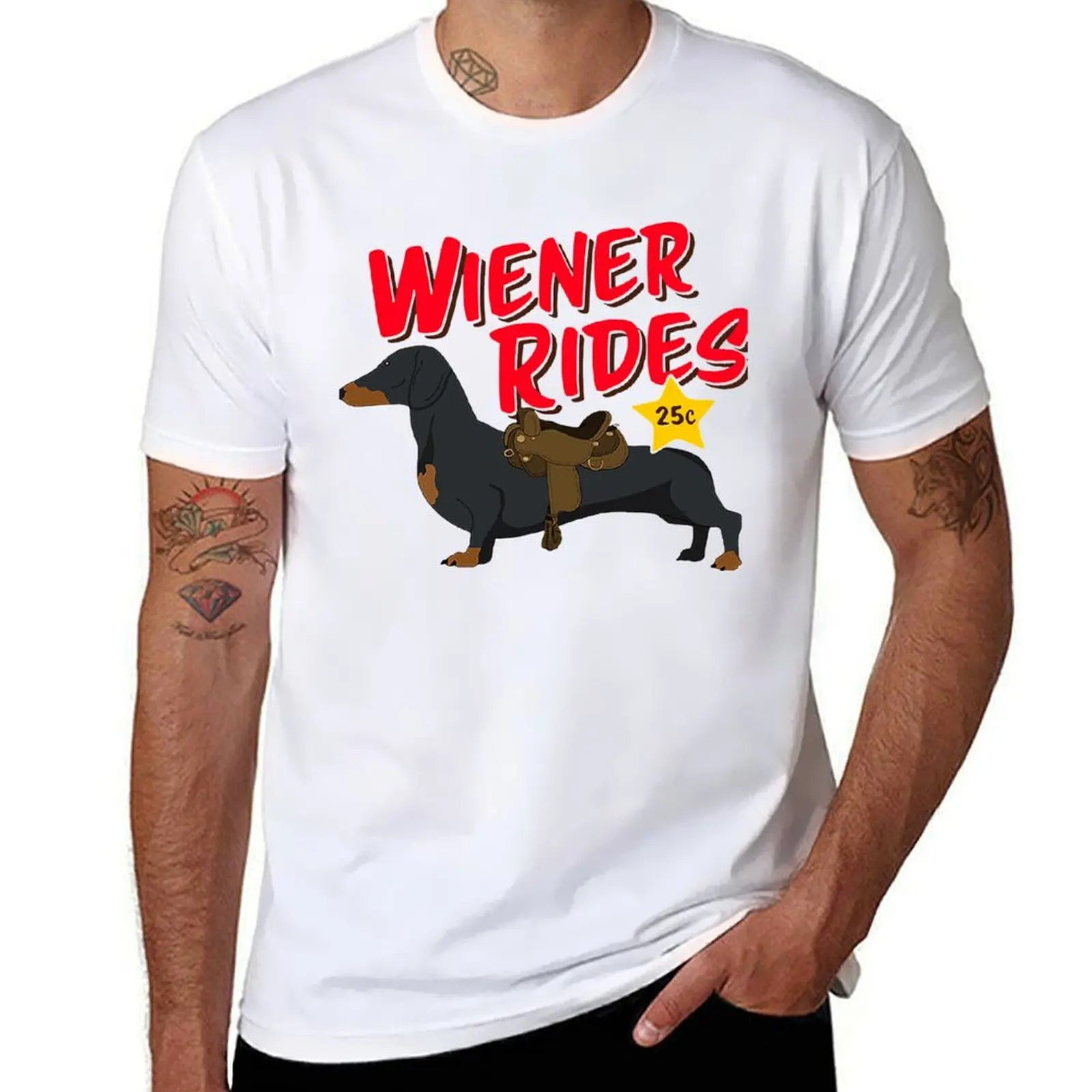 

DACHSHUND WIENER RIDES SHIRT1 T-Shirt funny t shirts dark humor graphic t shirts for man T-Shirt