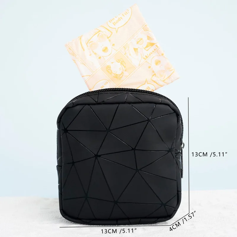 Frauen Kosmetiktasche Geldbörse Make-up Tasche Tampon Aufbewahrungstasche Damenbinden Tasche Student Damenbinden College Dorm Essentials
