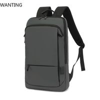 AUGUR Business Slim Backpack For Men Women 15.6 Inch Water Resistant Laptop Backpack Computer Notebooks Lightweight Backpacks