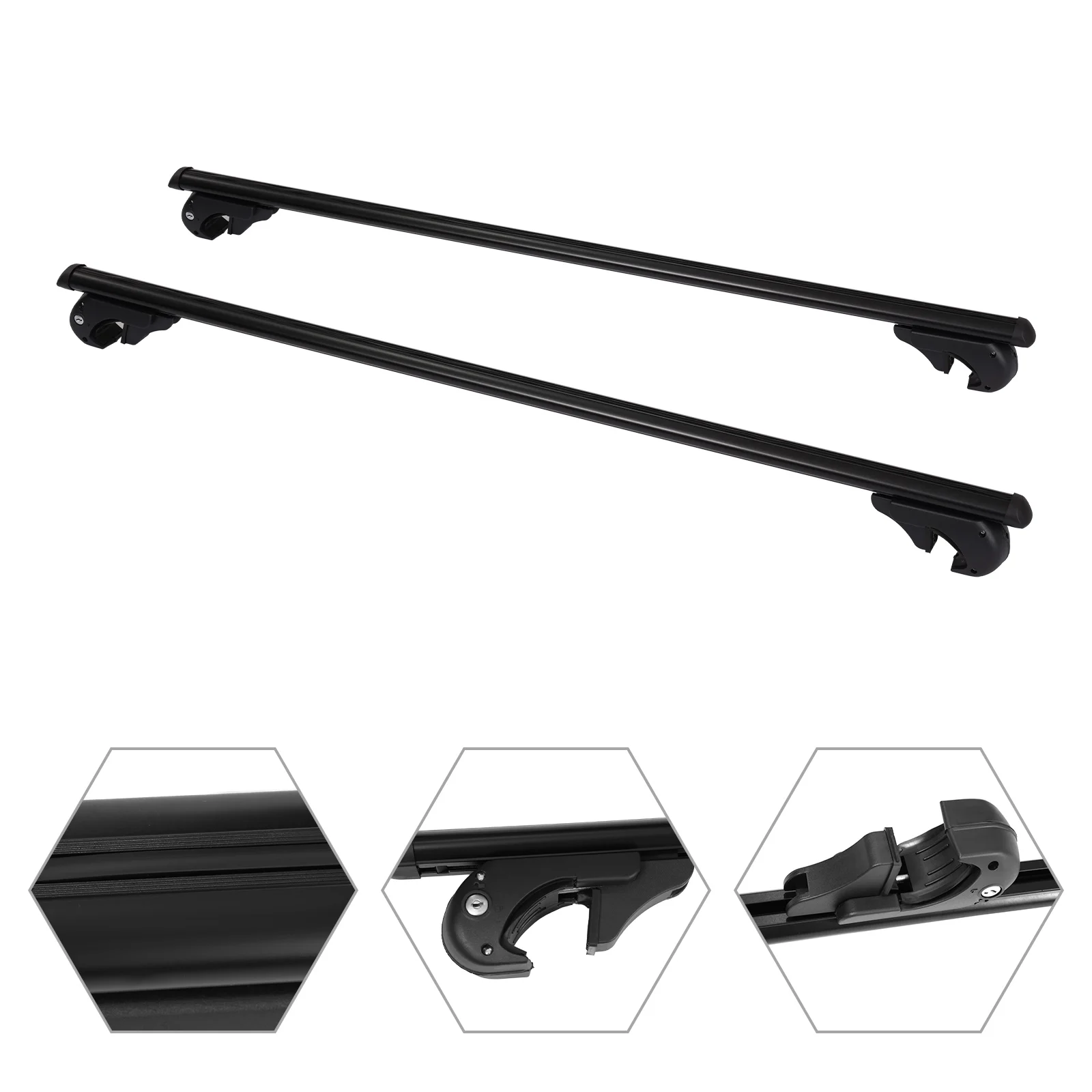 

Roof Rack Car Luggage Rack Accessories Black Aluminum Alloy Cross Bars for Subaru Outback 2010 2014 Replacement Roof Rail Kit