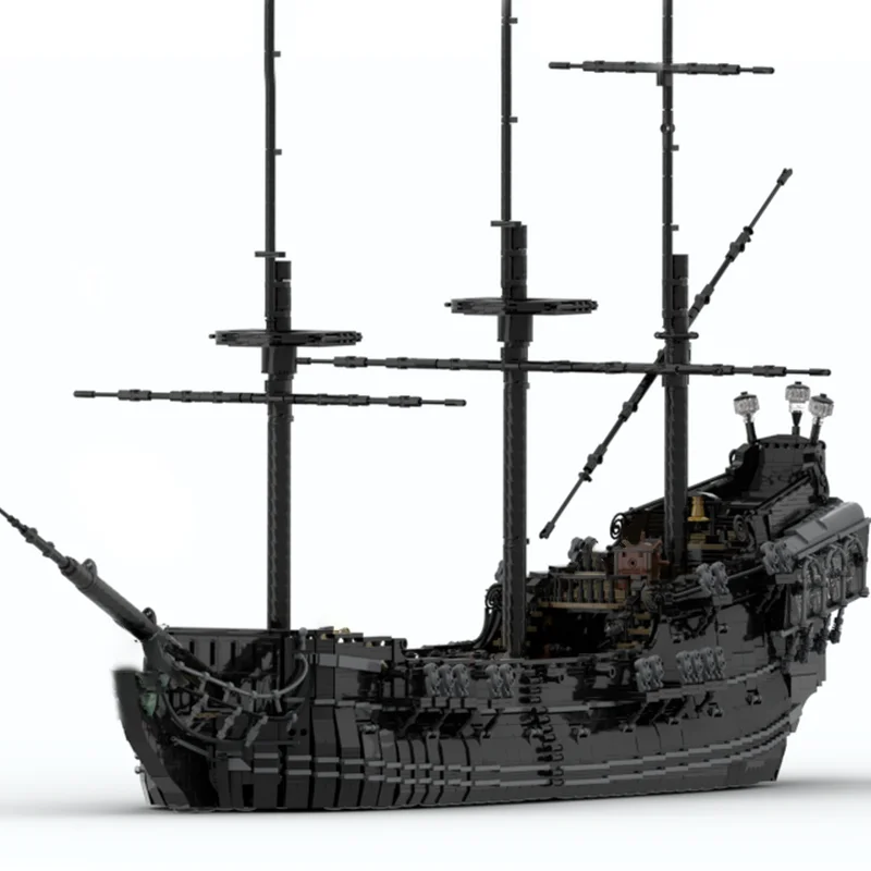 3060pcs MOC Pirates of The Caribbean Ship HMS Theseus Warship Sailboat Building Block MOC Assembly Bricks Kids Toys Gifts