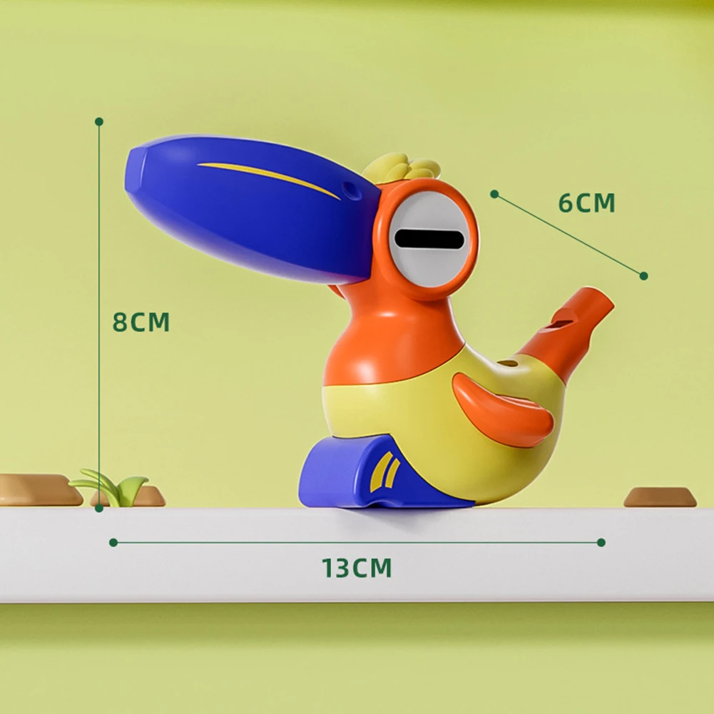 컬러 워터 버드 휘슬 목욕 음악 장난감, 어린이 노벨티 조기 교육 퍼즐 선물, 악기 부모-자녀 상호 작용