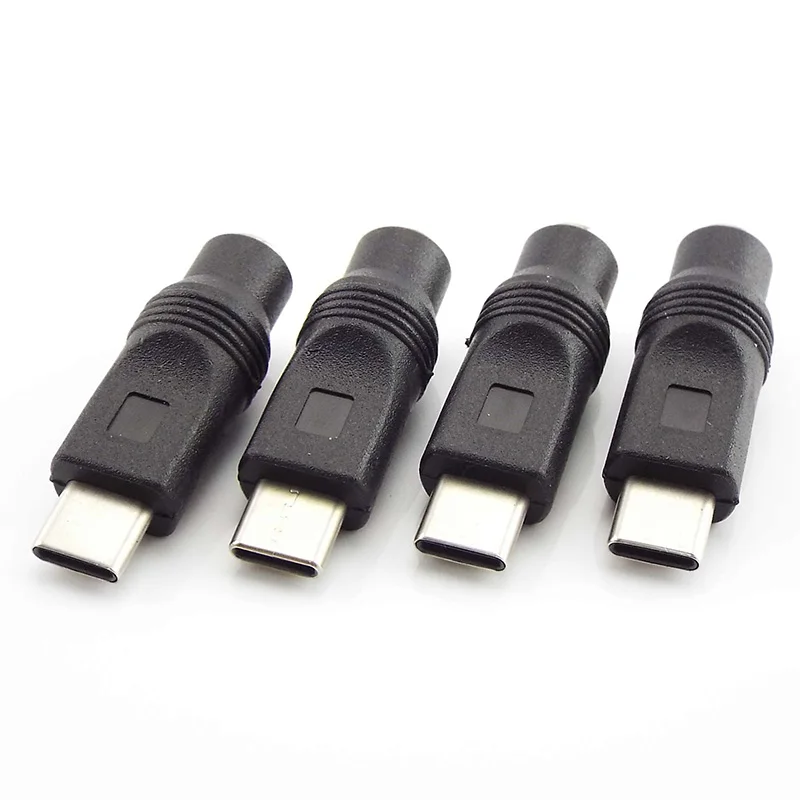 Nguồn Adapter DC Chuyển Đổi USB Loại C Nam Đến 5.5X2.1Mm Nữ Jack Kết Nối Cho Laptop Notebook máy Tính Máy Tính Điện Thoại Di Động