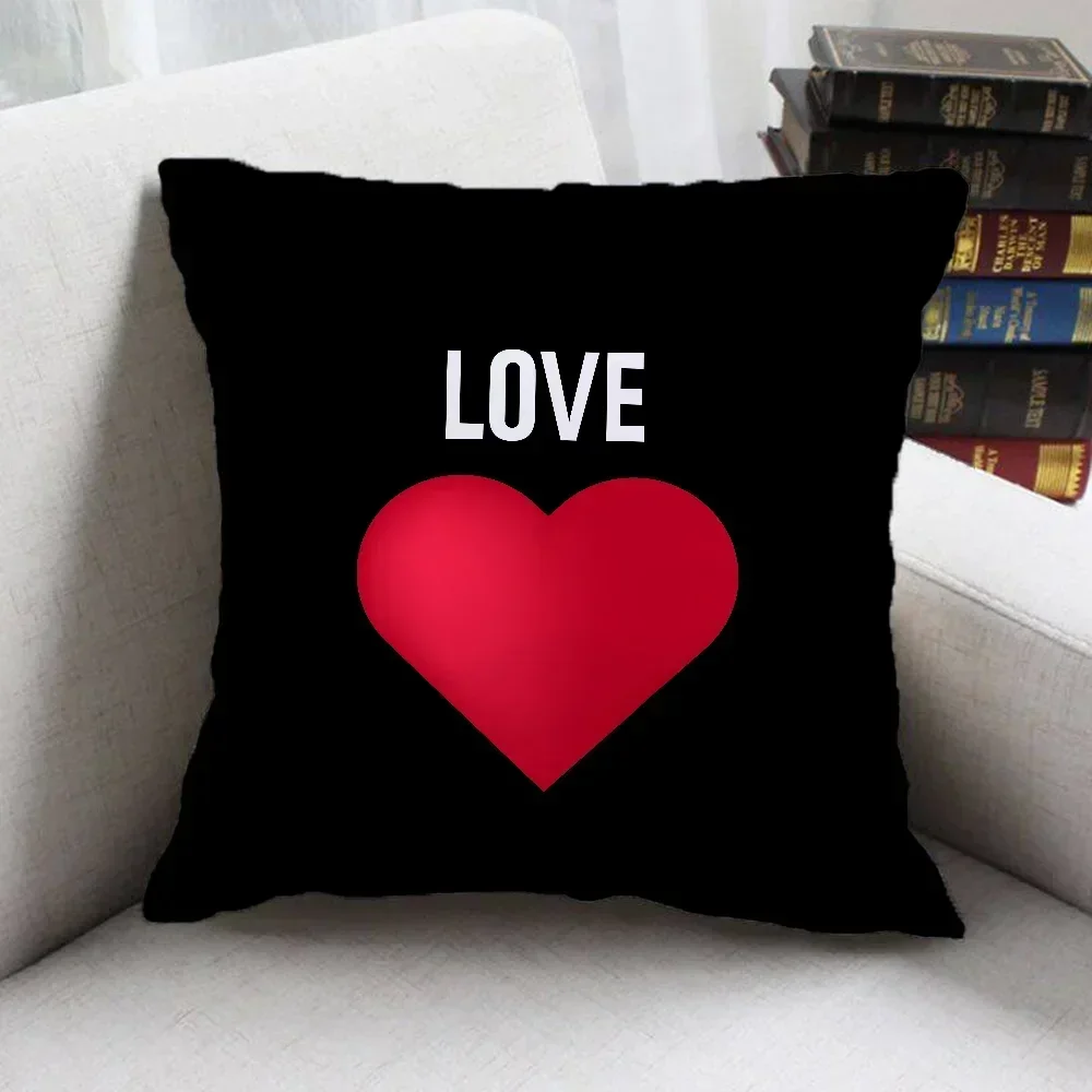 Heart Case for Pillow Cover Cushions Duplex Printing Cushion Covers 45x45 Decorative Pillowcase Pillowcases 40x40