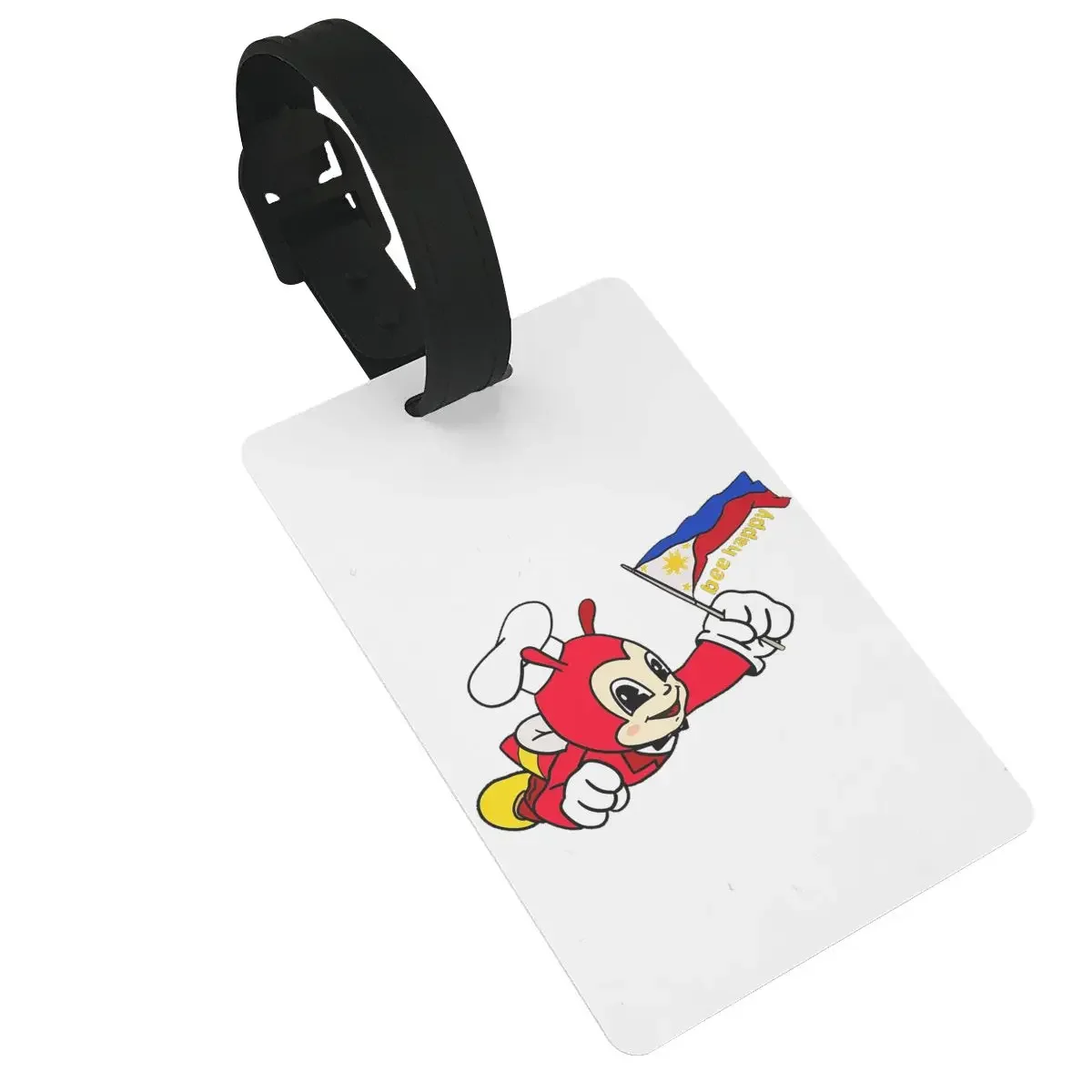 

JOLLIBEE Luggage Tags Suitcase Accessories Travel PVC Cute Baggage Boarding Tag Portable Label Holder ID Name Address