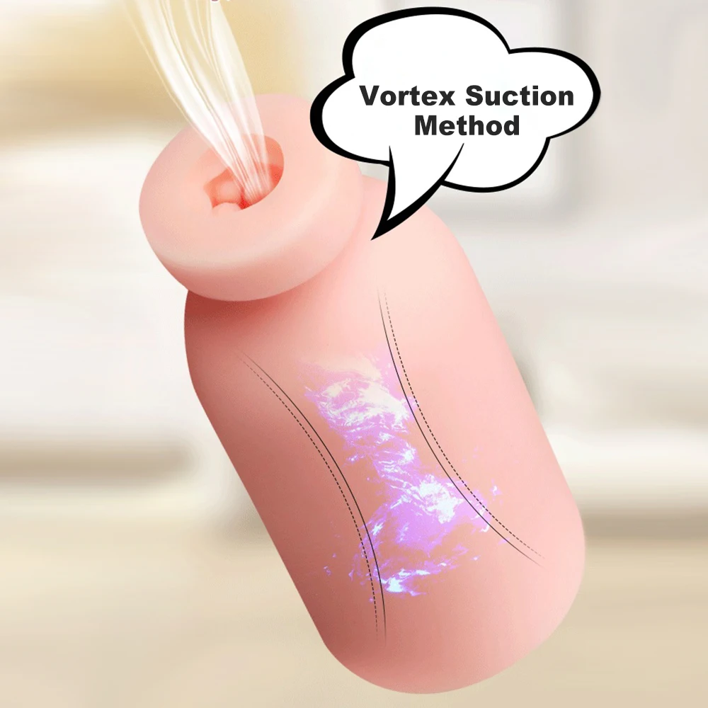 زجاجة الحليب ذكر الاستمناء جيب كس لعبة الجنس الكبار للرجال تمتص جهاز استمناء المهبل الحقيقي Onahole الرجال مثير متعة لعبة