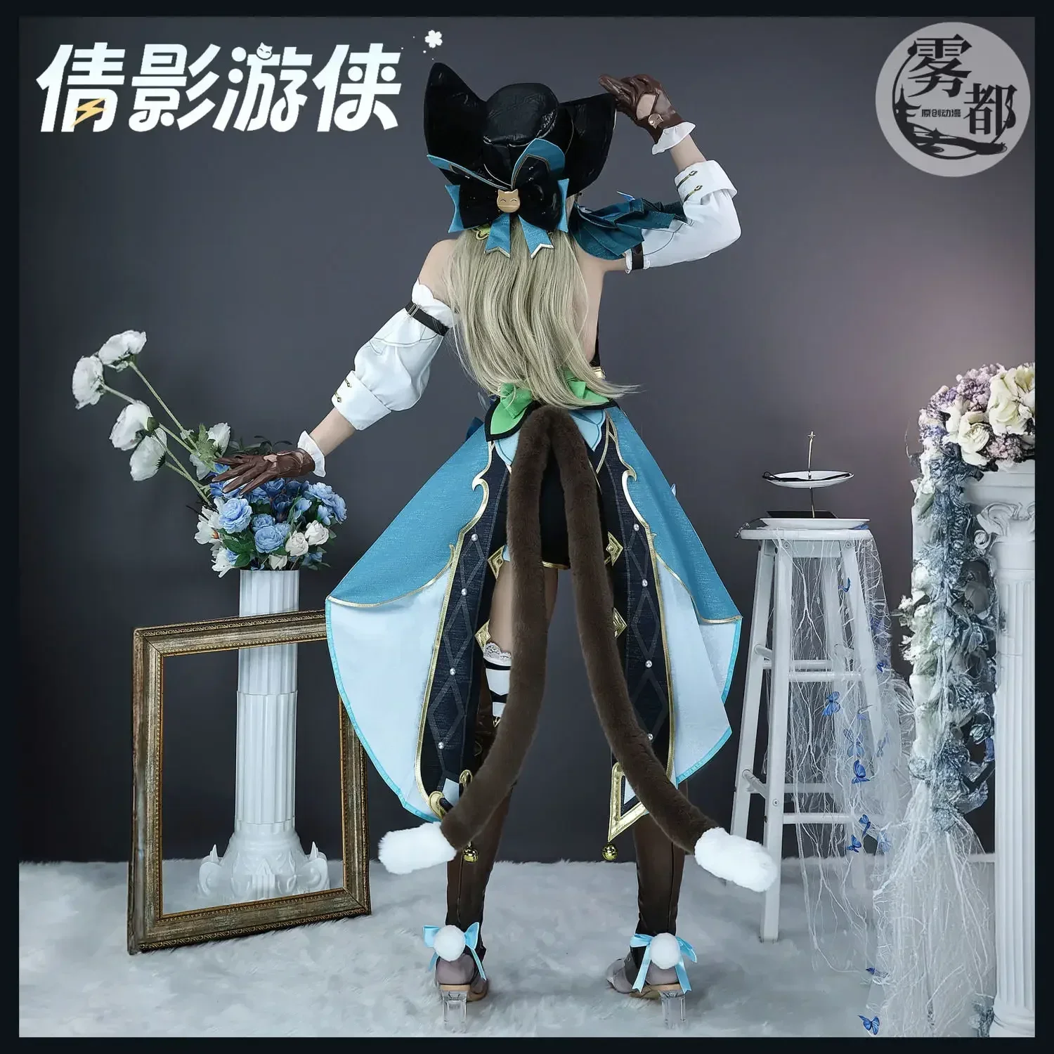 2025 جودة عالية كيرارا تأثيري لعبة Genshinimpact فانتوم في الأحذية كيرارا تأثيري فستان شعر مستعار أنيمي هالوين الدعاوى الحفلات الأحذية #4