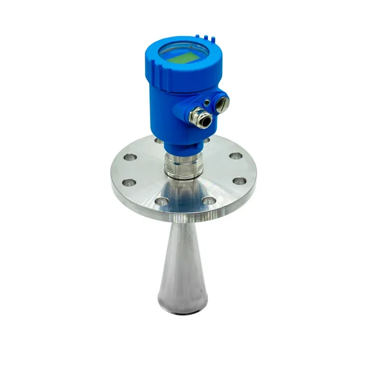 80GHz 2 wires 4-20mA water level radar sensor smart Contact free for water level measuring fluid level sensor