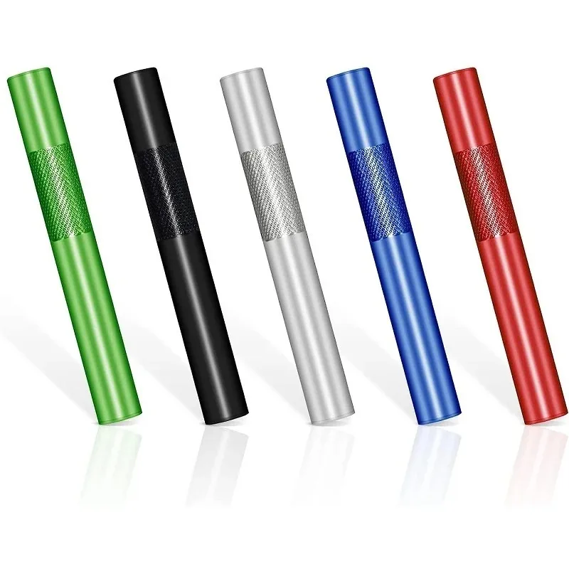 5pcs Aluminium Alloy Tube With 1pcs Cleaning Brushes High Quality Metal Straw Cool Gadget for Men view 6