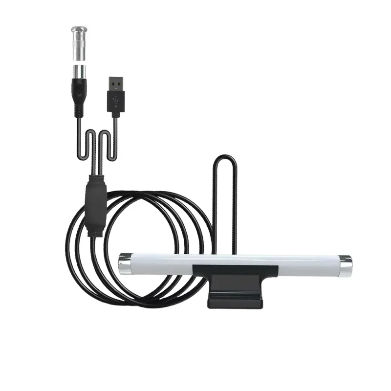 Antena de TV interna Digital VHF UHF IPTV para interiores, amplificador de señal de TV completo HD, receptor portátil DVB T2 TDT, antena Digital para TV