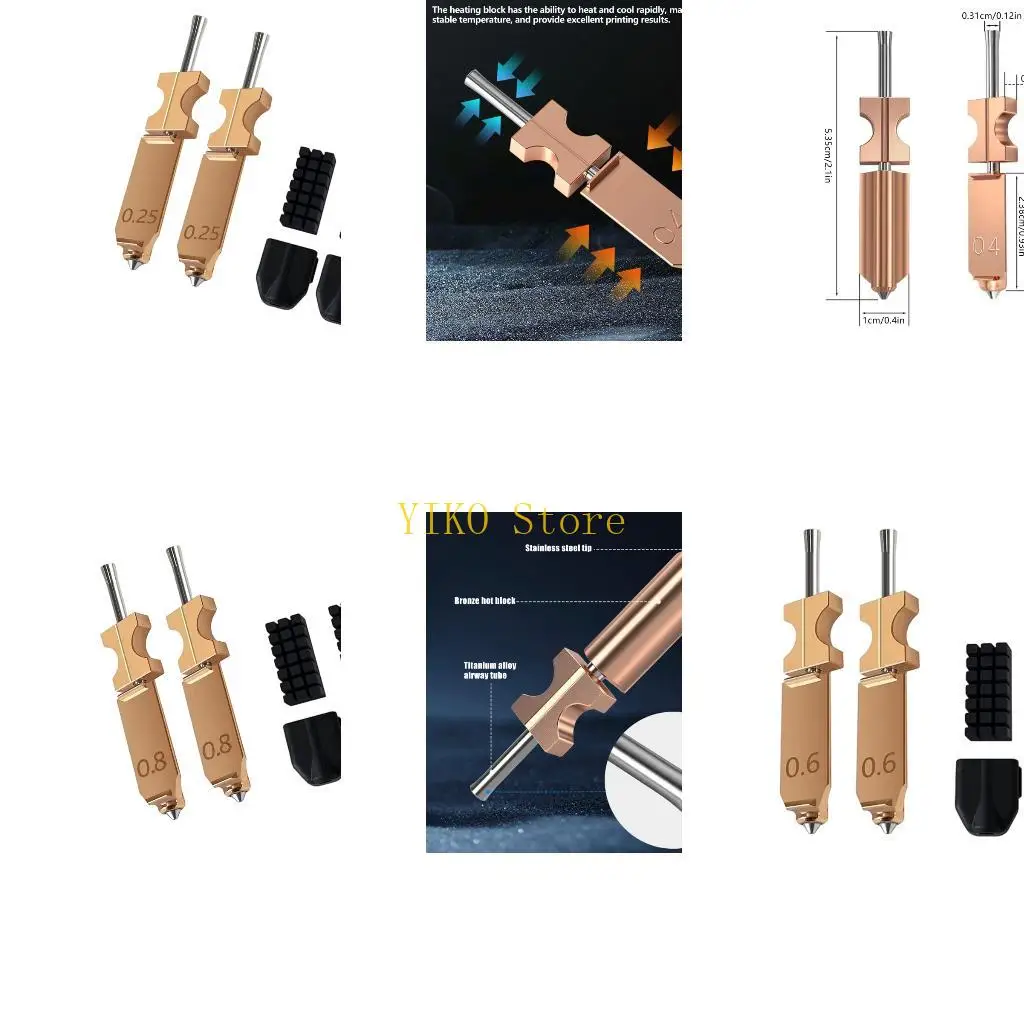 K32C Metal Printer Nozzle Assembly Replacement Part, Upgrade Component for AD5X Routine Printer Care and Service Work