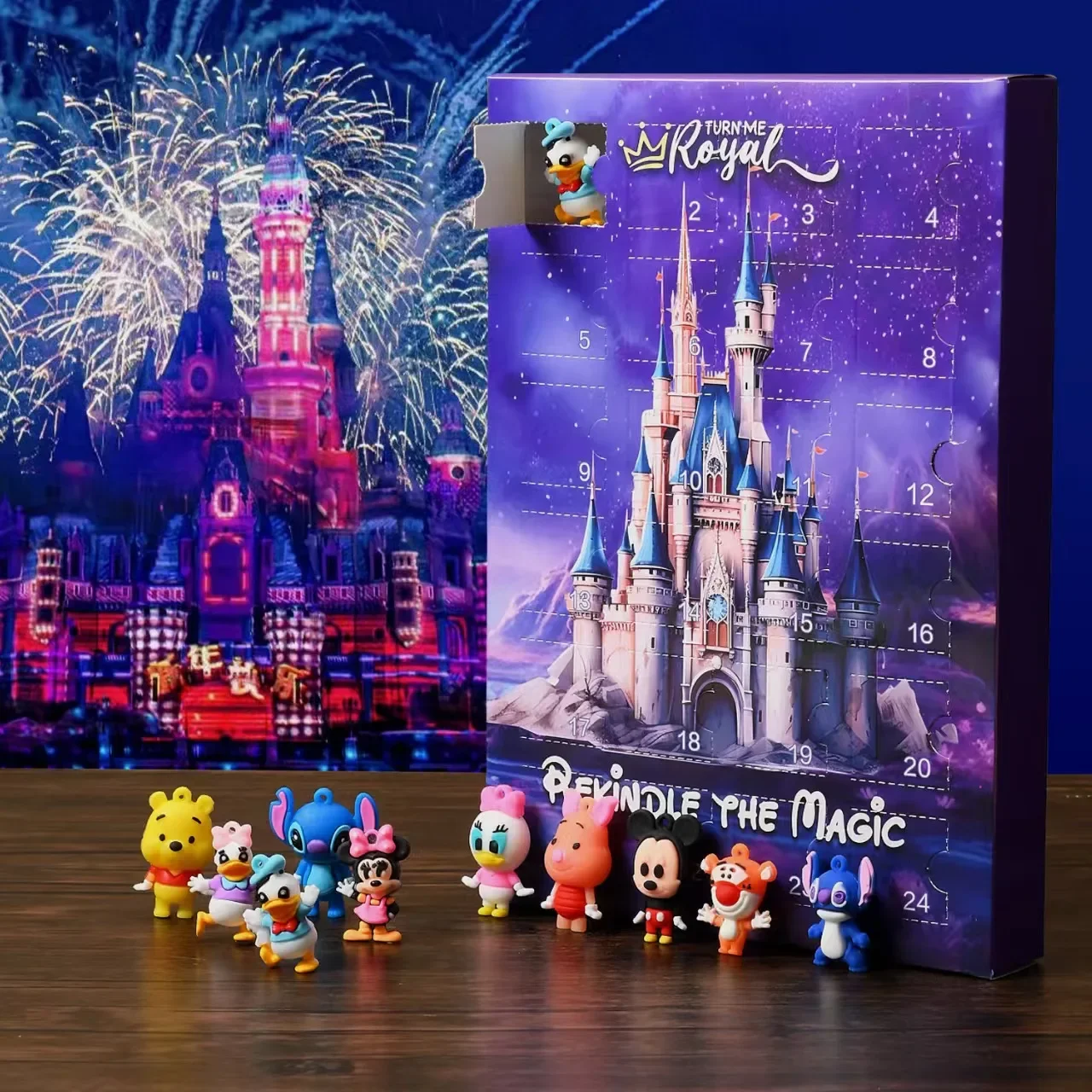 

Stitch Blind Box Фигурка Мультфильм Аниме Микки Маус слепая коробка Украшение комнаты Модель Кукла Фигурка Детские игрушки Рождественский подарок