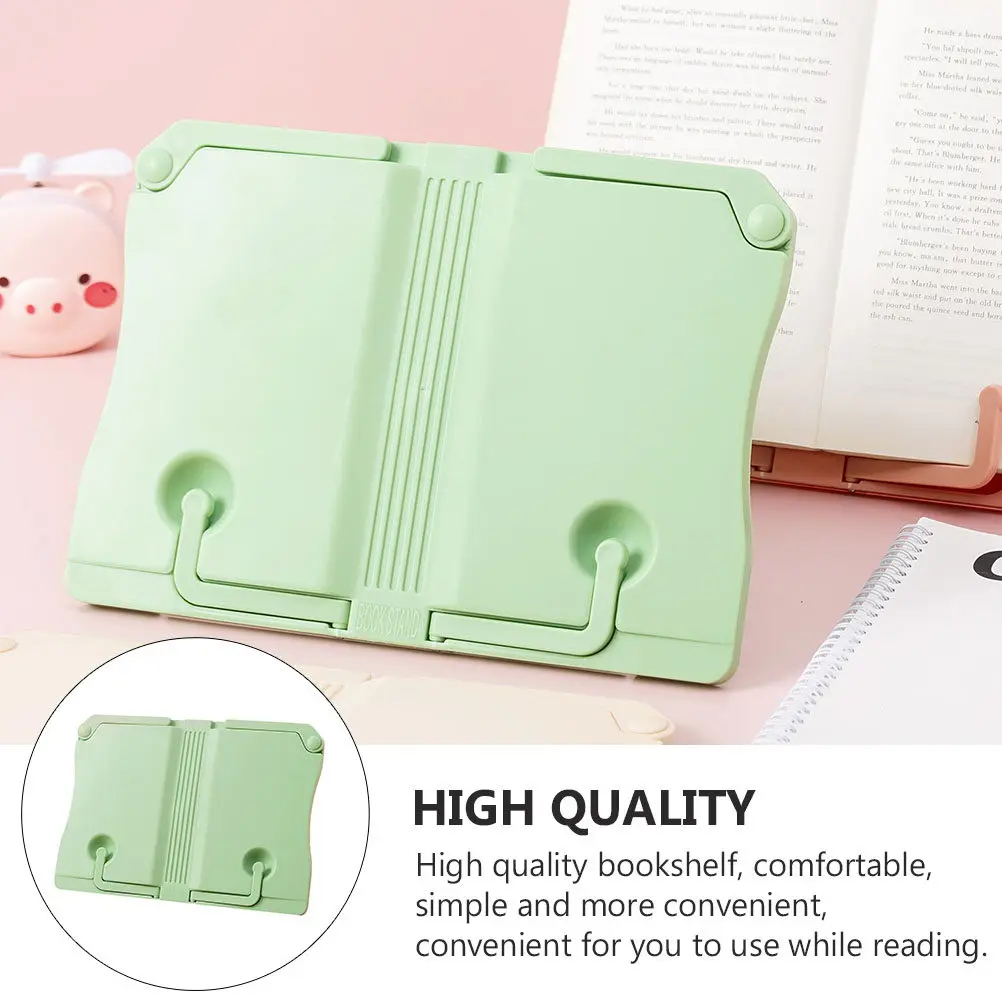 1Pcs Reading Bookshelf Simple Adjustable Desktop Book Holder Music Stand Household Stable Reading Rest