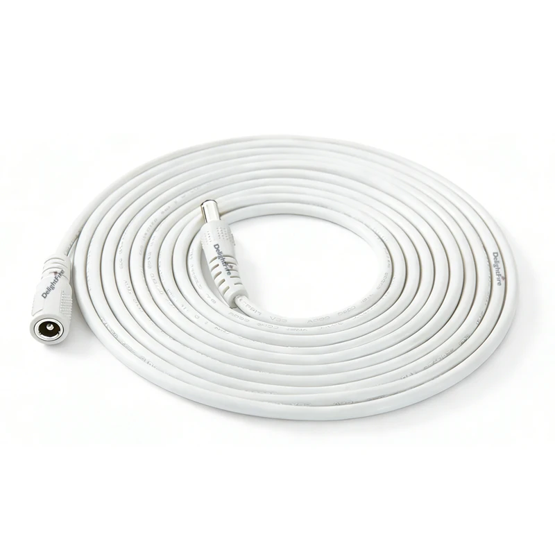 

5.5 2.1mm DC Power Connector Cable Jack Power Adapter DC Female Male Extension Wire For LED Strip Light Camera CCTV