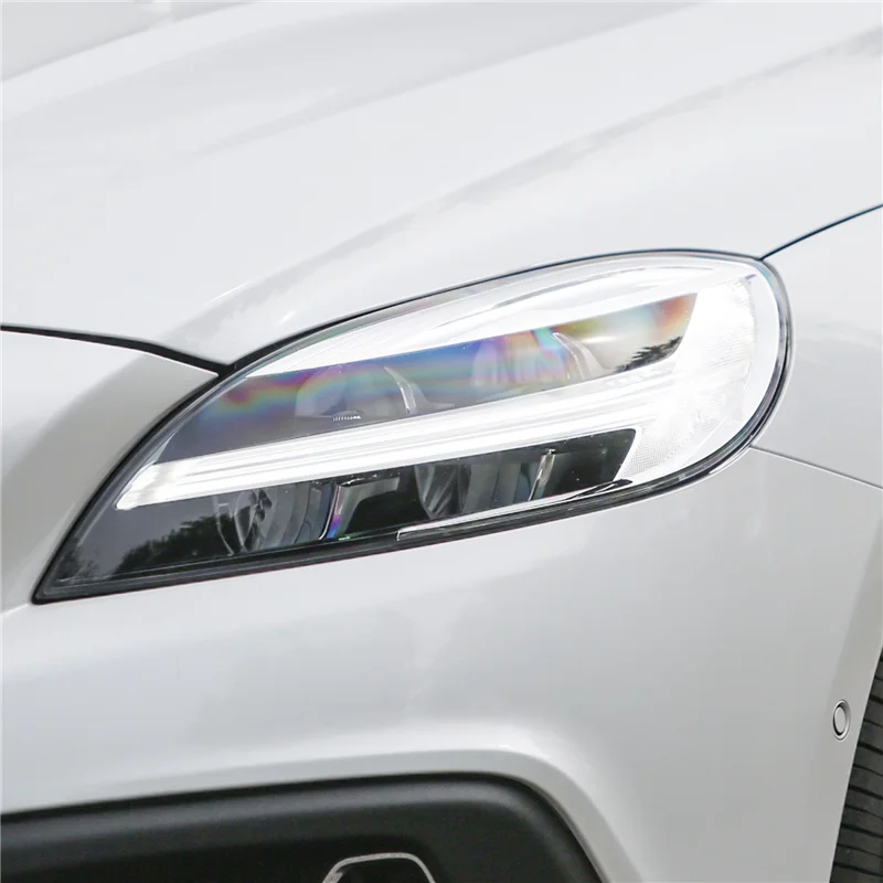 

F9-для Volvo V40 2017-2019 прозрачный абажур, крышка лампы, очки, абажур, крышка корпуса фары, линза, левые детали