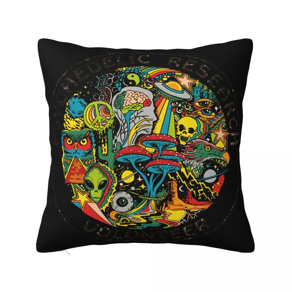 Psychedelic Research Terence Mckenna Magic Mushroom Cool Gift 285 Winter Interested Hot Sell Normal Pillow Case