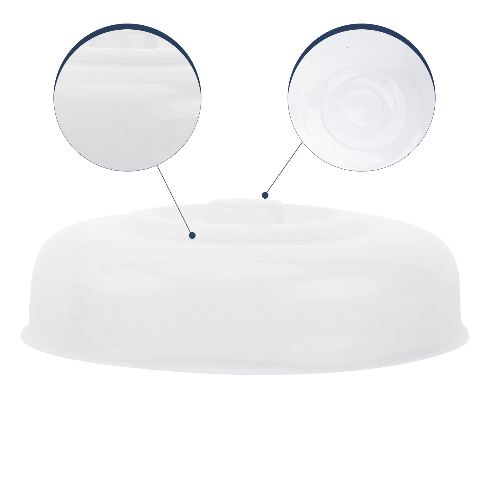 

4Pcs Food Preservation Covers Oilproof Heat Resistant Microwave Oven Splatter Proof Dish Covers Kitchen Tool