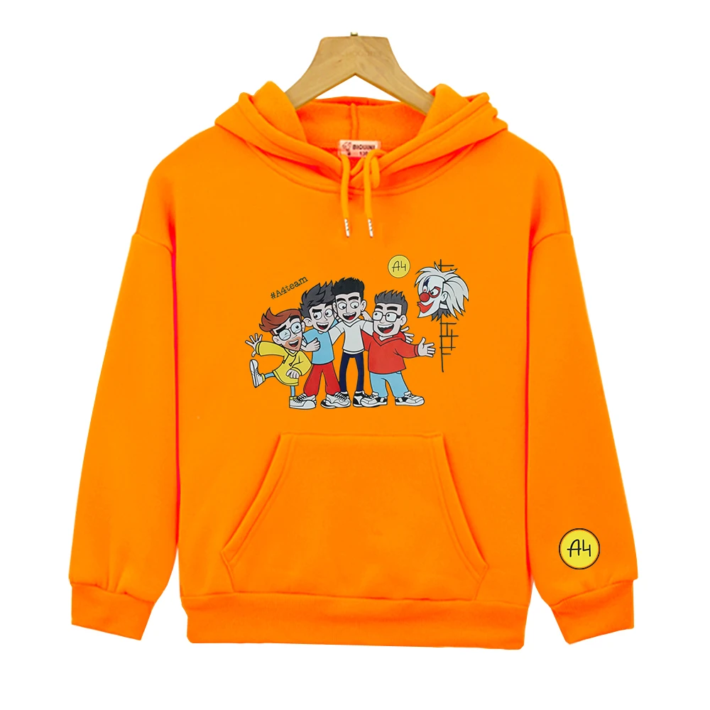 Kids madic-nastylevn-4 felpa con cappuccio Merch A4 felpa abbigliamento per bambini Top Autumn boy's girl's Tops abbigliamento Casual per bambini conforme a mna4