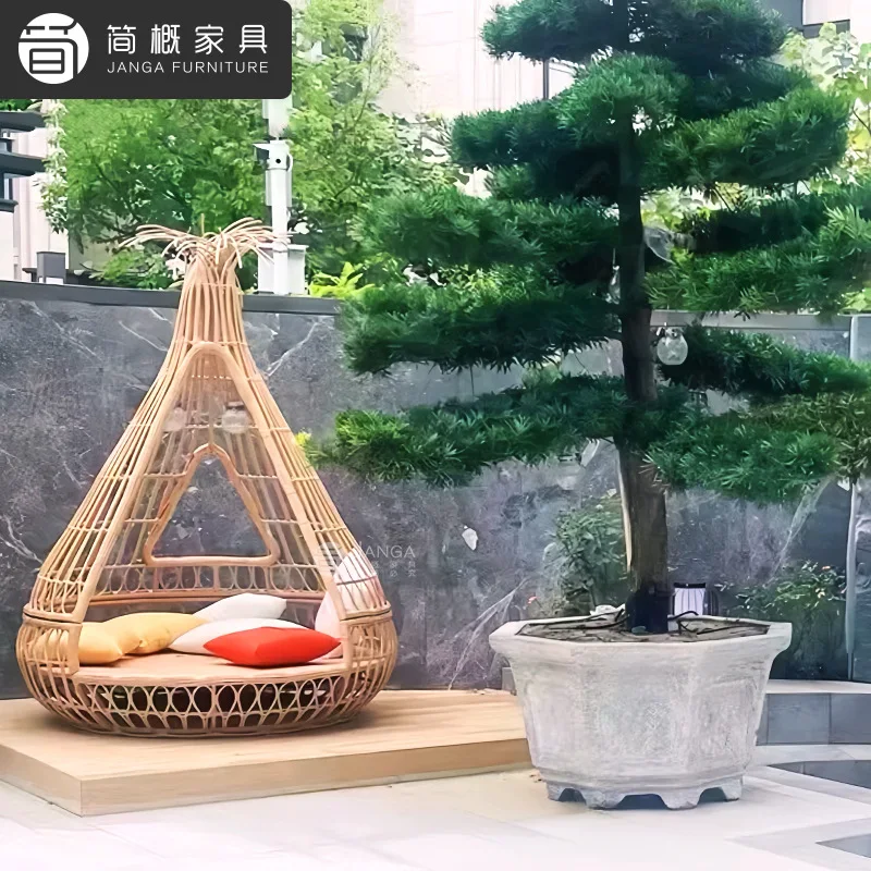 Leisure hotel B & B creative sofa bed outdoor rain and sun protection Internet celebrities nest