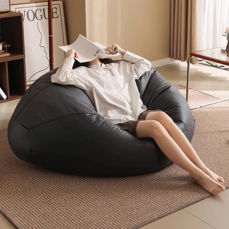 

Simple Cushion Filling Sofa Chair Unique Cheap Lazy Recliner Modern Puffs Sofa Human Balcony Divano Letto Home Furniture