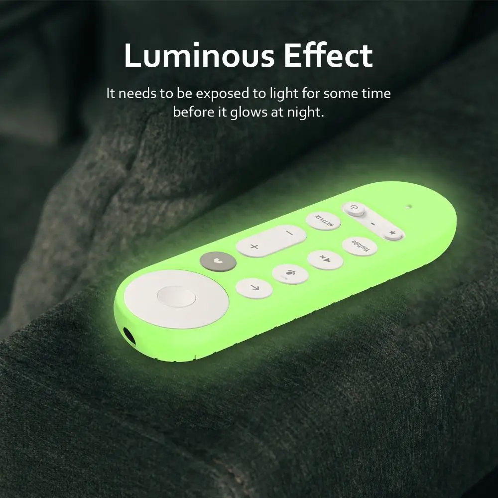 Silicone Remote Controller Cover Anti-scratch with Lanyard Remote Protective Case Accessories for Google TV Streamer 4K 2024