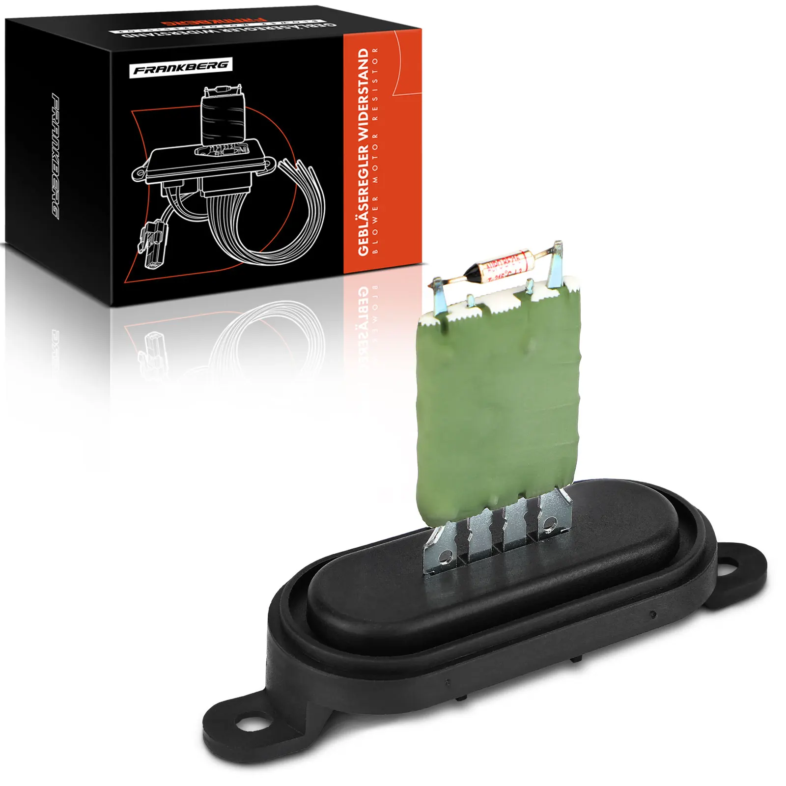Frankberg 1x weerstand voorheen weerstand blowermotor voor VW Amarok Multivan V Touareg Transporter V VI 7E0959263 1S0959263A