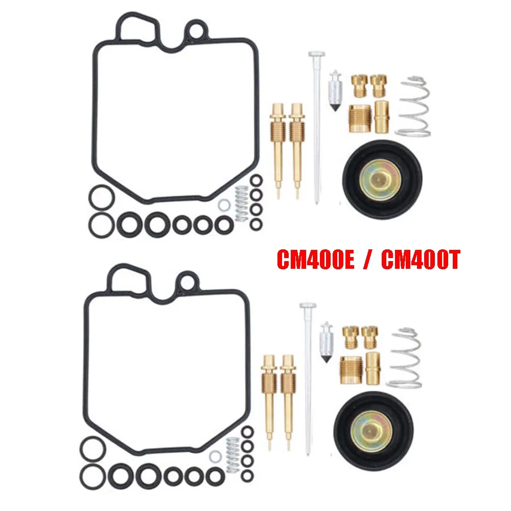 2x Carburetor Repair Kit 1980-1981 For Honda CM400E CM400T Renovation Tools New Replacement Practical Car Accessories