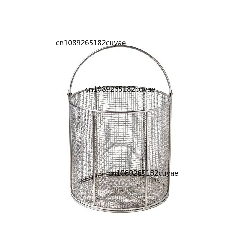 Stainless Steel Small Parts Round Wire Basket for Parts Washing and Cleaning