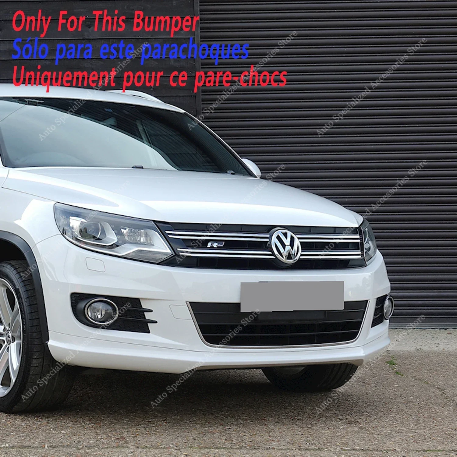 For VolksWagen Tiguan MK1 R-line Front Bumper Lip Spoiler Splitter Diffuser Tiguan 5N R-Line 2011-2016 Facelift Bodykits Tuning