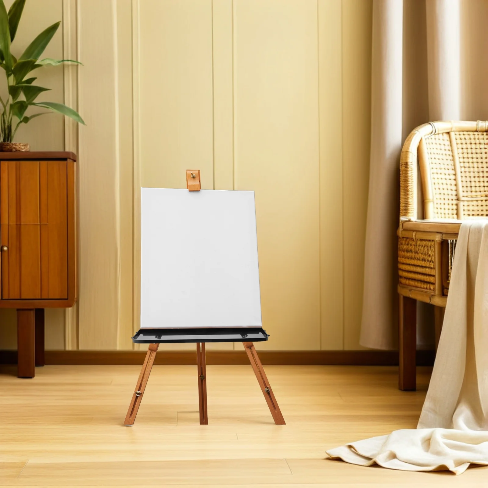 2 Buah Rak Easel Lepas Pasang Portabel Ringan Rak Sketsa Plastik Platform Penyimpanan Seniman Organizer Perjalanan Melukis