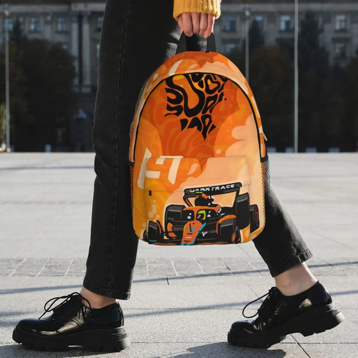 Landon Norris LN4 Zaino Studente Ragazzi Ragazze BookBag Borsa da scuola per bambini Borse a tracolla per computer per uomo Donna