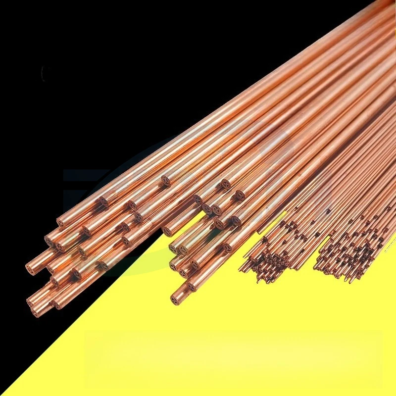 1PCS 3.1-8.0mm 500mm Red Copper Tube Electrode Multi Hole Copper Tube for EDM Drilling Machine Parts In Stock
